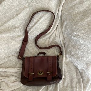 Fossil vintage crossbody with charm
